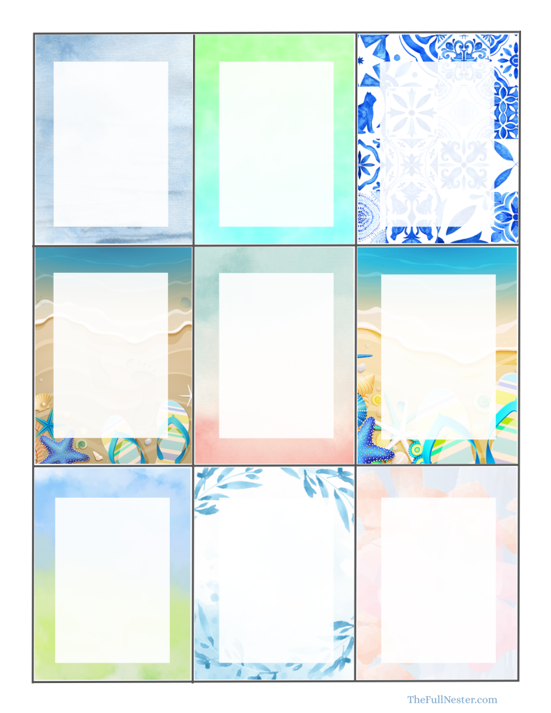 On Vacation Affirmation Cards
