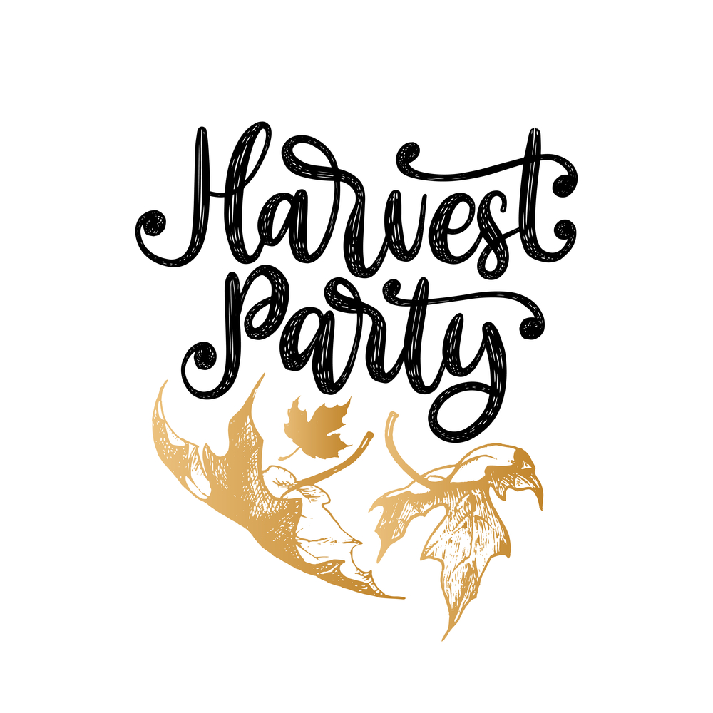 harvest dinner party