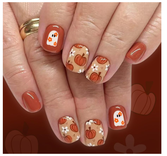 Pumpkin Spice Manicures